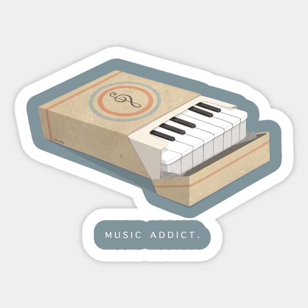 Music addict. Sticker by BettiG